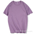 Unisex Plain 100% Cotton Women's Men's O-neck T-shirts